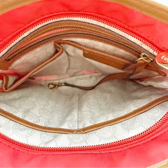 MICHAEL KORS Kempton Red Crossbody Bag Purse - Picture 8 of 12